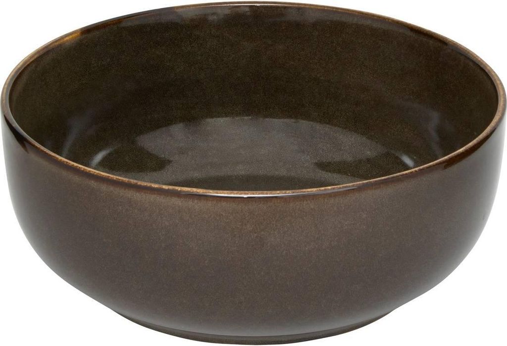 Salatschüssel unbekanntes land braun d21,5xp9cm - Atmosphera créateur d'intérieur