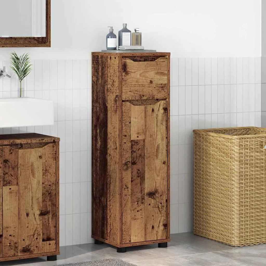 Mobiletto Bagno Maison Exclusive Legno Antico | Arredo Casa Vintage