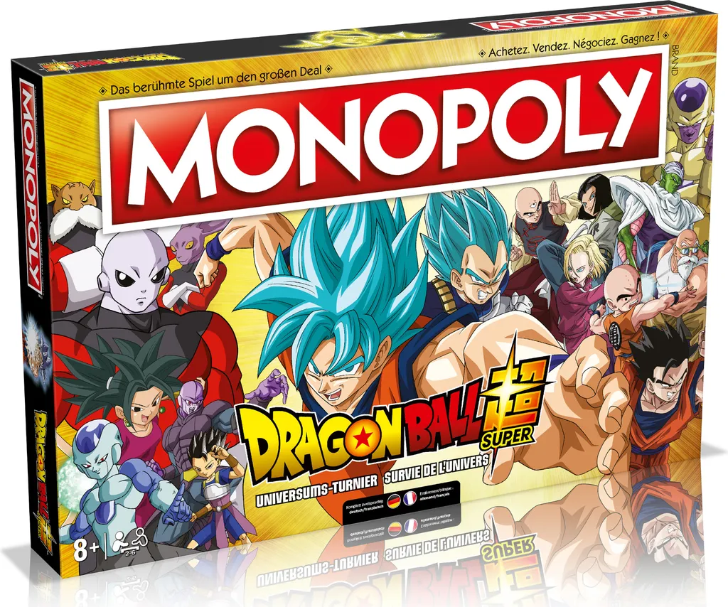 Monopoly Dragon Ball Super Edition Bilingue - Jeu de Société Anime