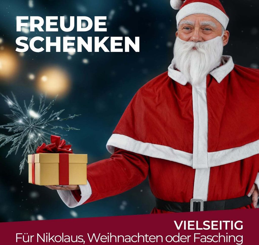 DETEX® Weihnachtsmann Kostüm 5tlg. Set Nikolaus Anzug Produktbild 7