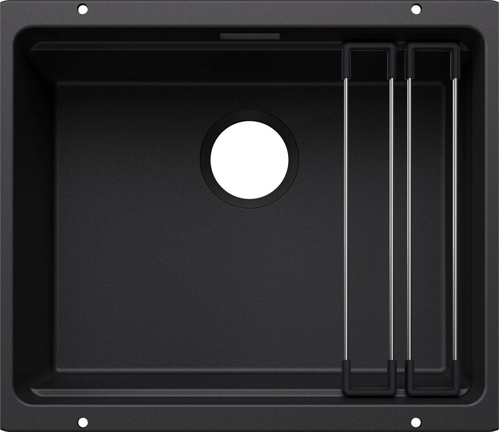 BLANCO ETAGON 500-U Einbauspüle SILGRANIT schwarz ab 60 cm Produktbild 