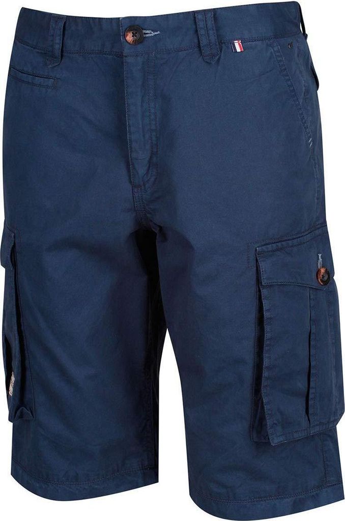 Regatta Herren Cargo-Shorts Shorebay im Vintage-Look RG4167 (W33) (Navy)