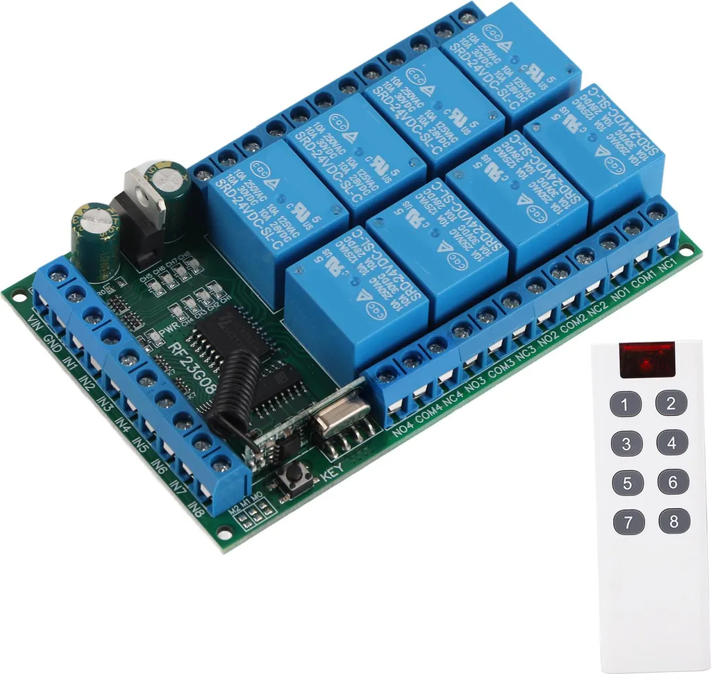 Module 8 canaux 433MHz 24V pour réparer ou étendre vos commandes RF - 7