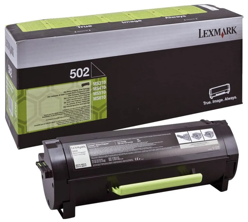 Lexmark 502 cartuccia toner 1 pz Originale Nero