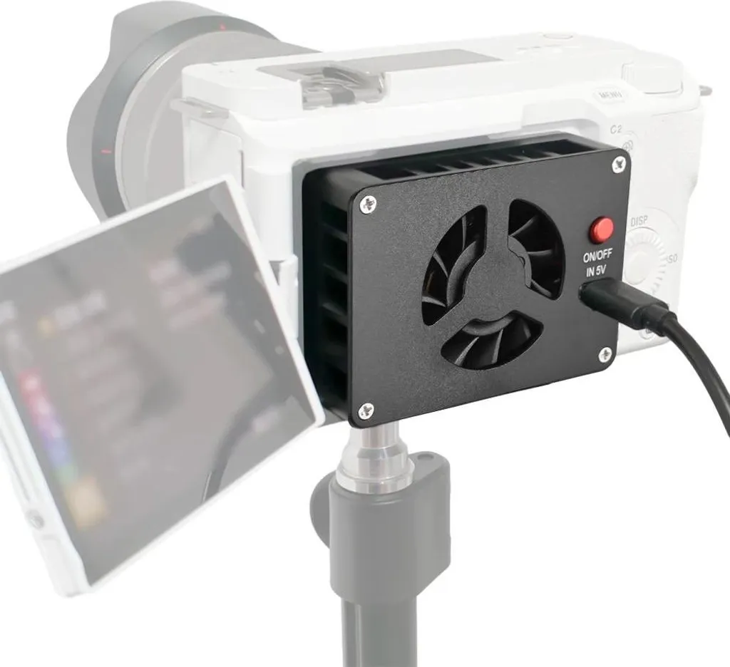 Anti-Surchauffe Caméra ZV-E10 Refroidisseur Externe Silencieux 2 Niveaux
