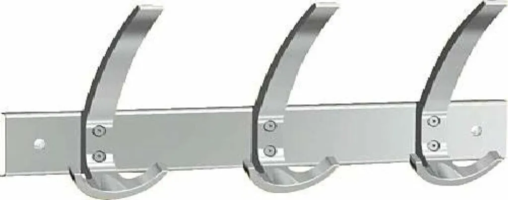 Patère de Bureau 40 cm Kerkmann 6402 - Idéal pour Petits Espaces et Entrées