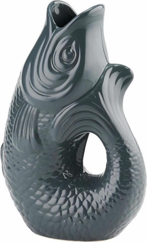 Gift Company Monsieur Carafon Vase / Carafe poisson S gris Image du produit 