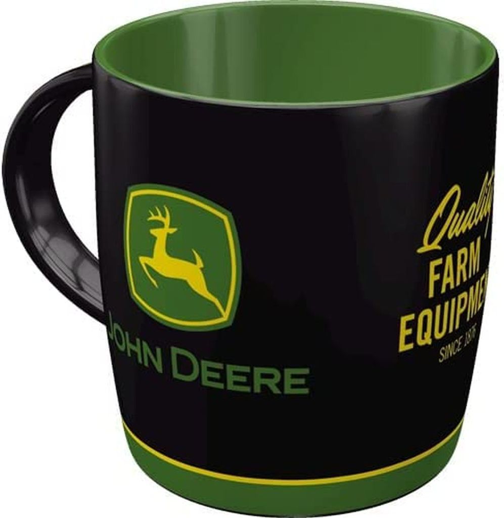 Nostalgic-Art - Tasse à café - John Deere - Logo noir Image du produit 