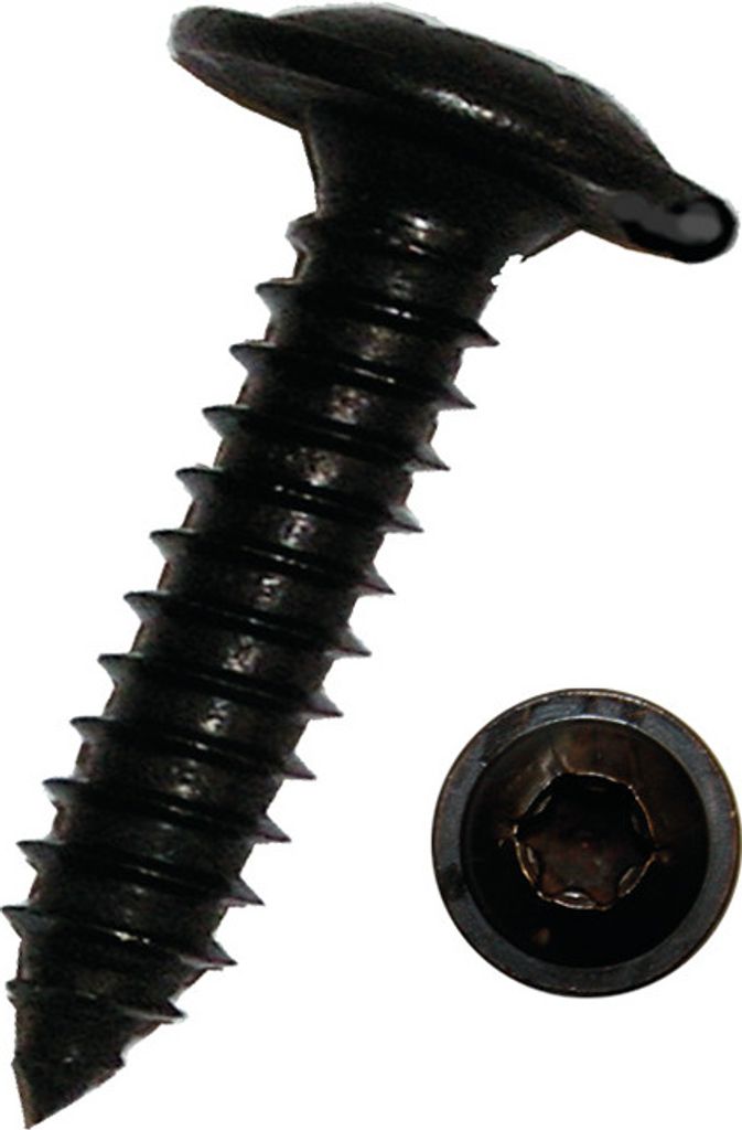 Dresselhaus WGR 4635, Schraube, Galvanisiertes Stahl, Vollgewinde, Schwarz, Stahl, 19 mm, 4,8 mm