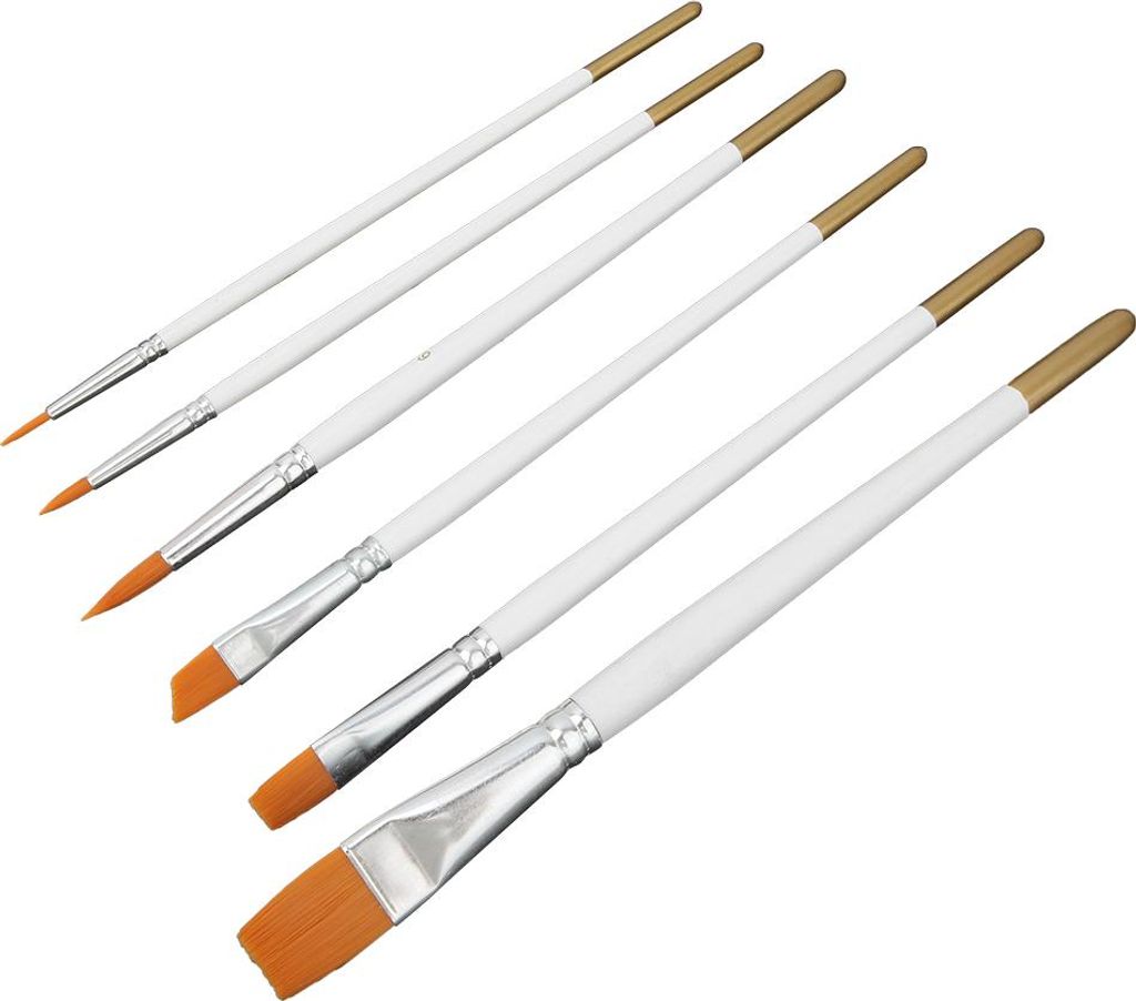 12 Farben Nicht giftiger Ölfarbe Halloween Face Body Malmalerei Make -up -Set (6PCS -Pinsel)