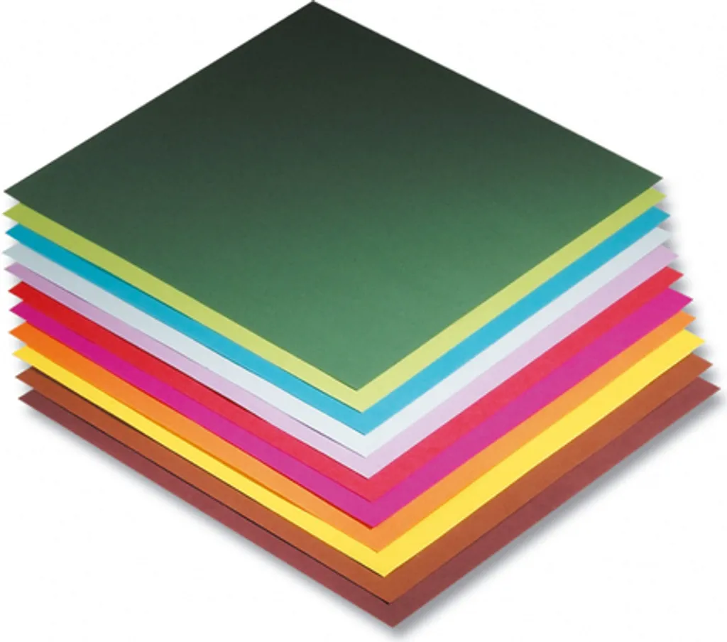 Set Folia Origami 16x16cm 500pz 10 Colori - Carta Creativa 70g/m²