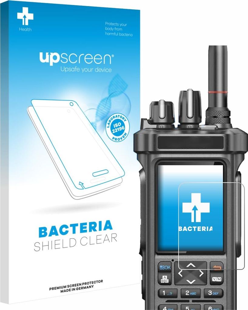 upscreen Schutzfolie für Radtel RT-950 Pro Displayschutz Displayschutzfolie Folie Klar antibakteriell