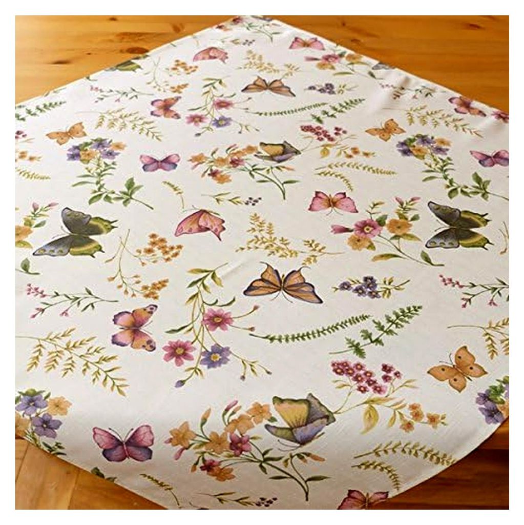 Mitteldecke - Textildruck Motiv "Schmetterling" (110 x 110 cm)