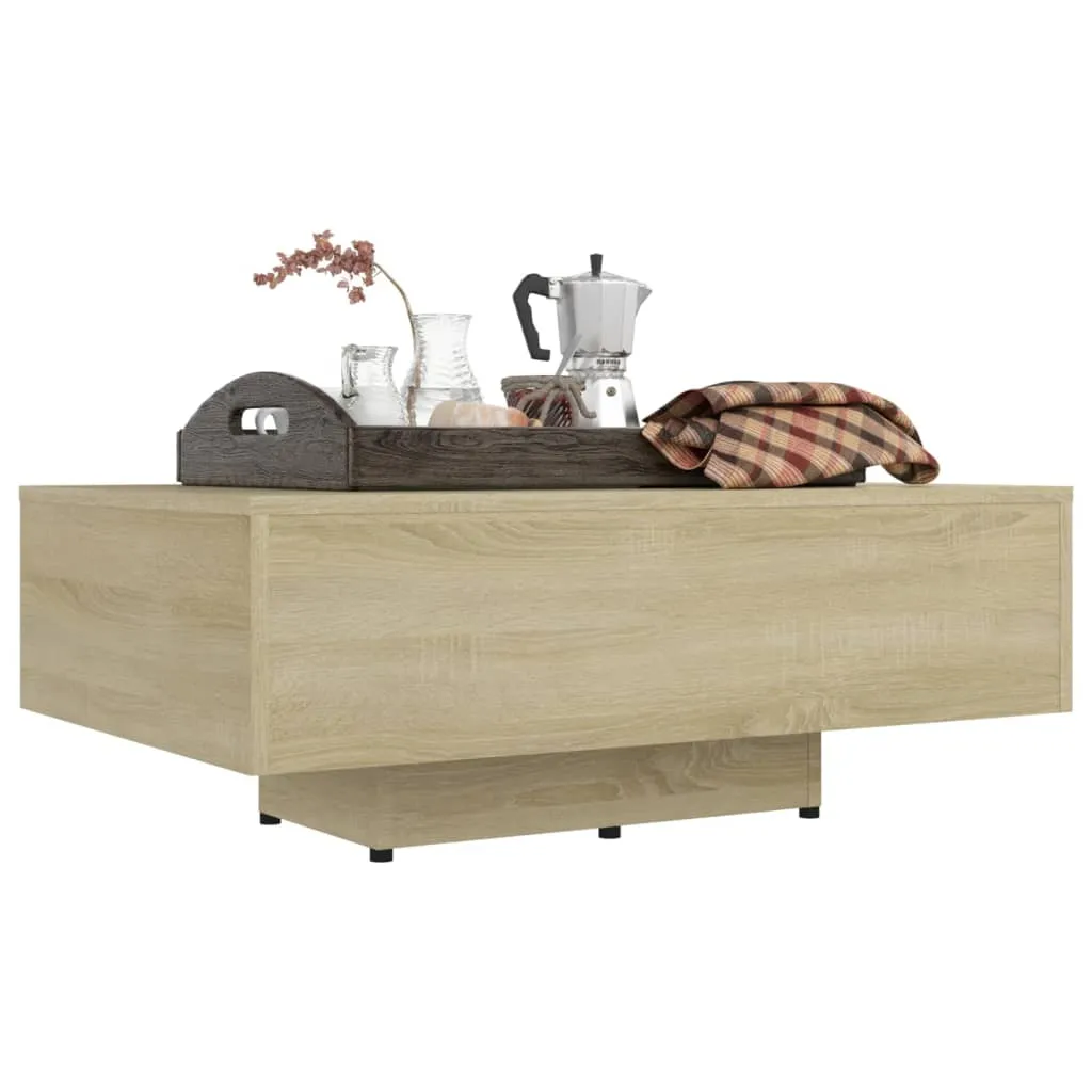 Table Basse Stable et Facile à Nettoyer Chêne Sonoma Bois Composite - 6