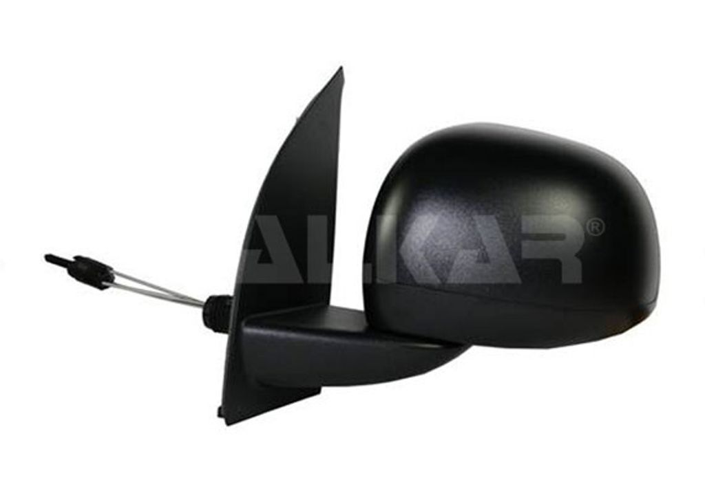 ALKAR 6137934 Außenspiegel Seitenspiegel Links für FIAT PANDA (169) Konvex Grundiert