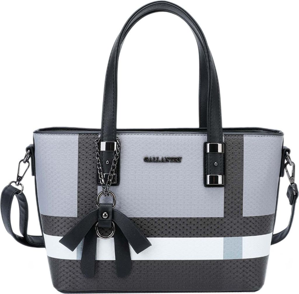 Gallantry, Große Tasche Damen mit Schleife, Grau