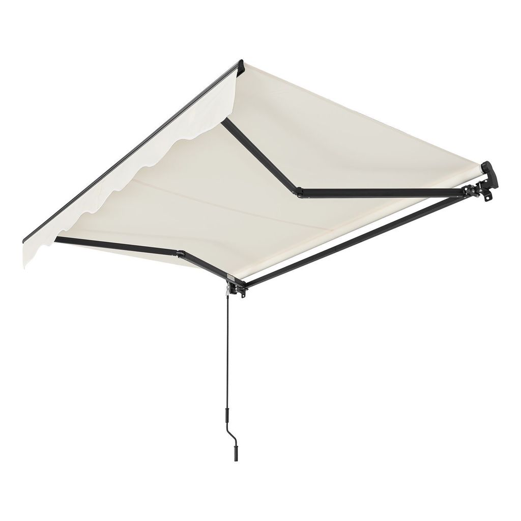 Markiza zewnętrzna 300 x 250 cm, beżowa, z regulacją Zdjęcie produktu 