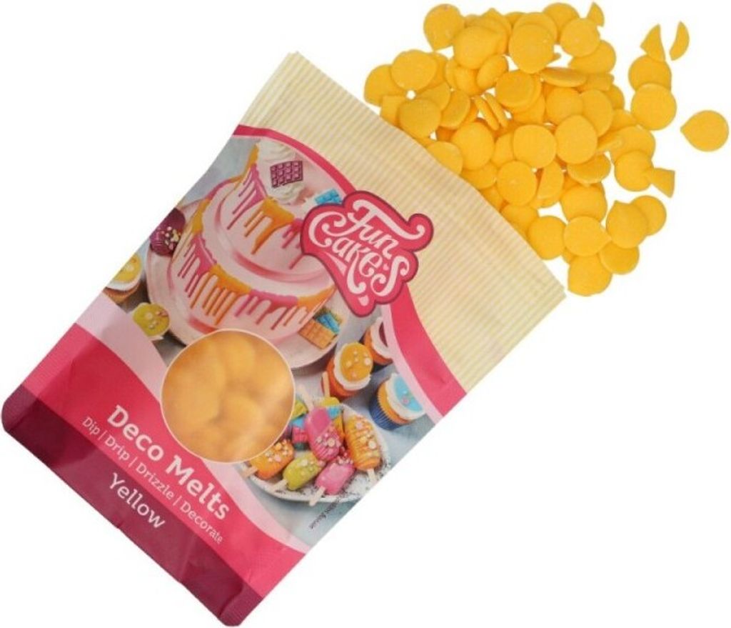 FunCakes Deco Melts - Gelb 250g Produktbild 5
