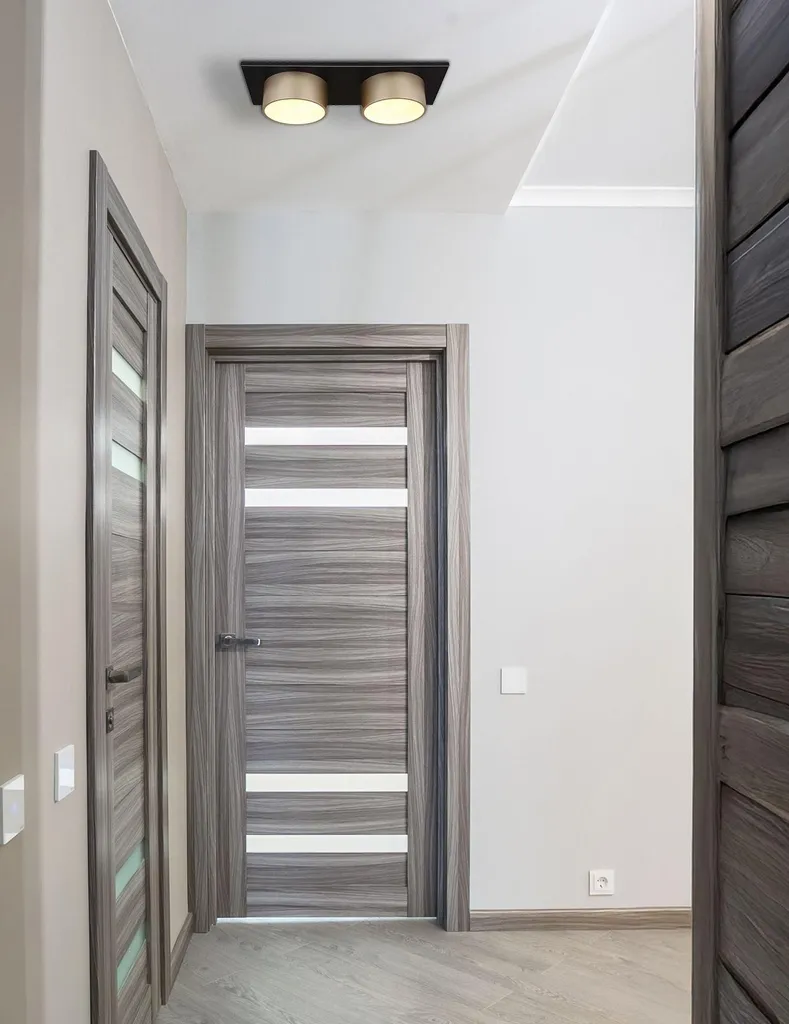 Plafonnier LED Design Métal 46cm : Solution Éclairage Anthracite Élégant - 2
