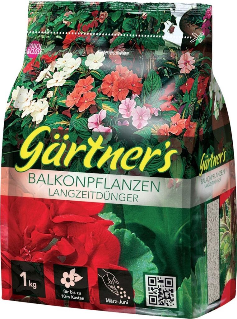 gpi Gärtner ́s Blumenpflege Balkonpflanzen Langzeitdünger 1 kg