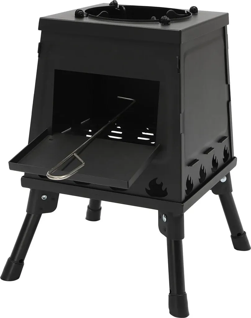 Poêle de tente Zeltofen pour camping d'hiver chauffage bois et charbon