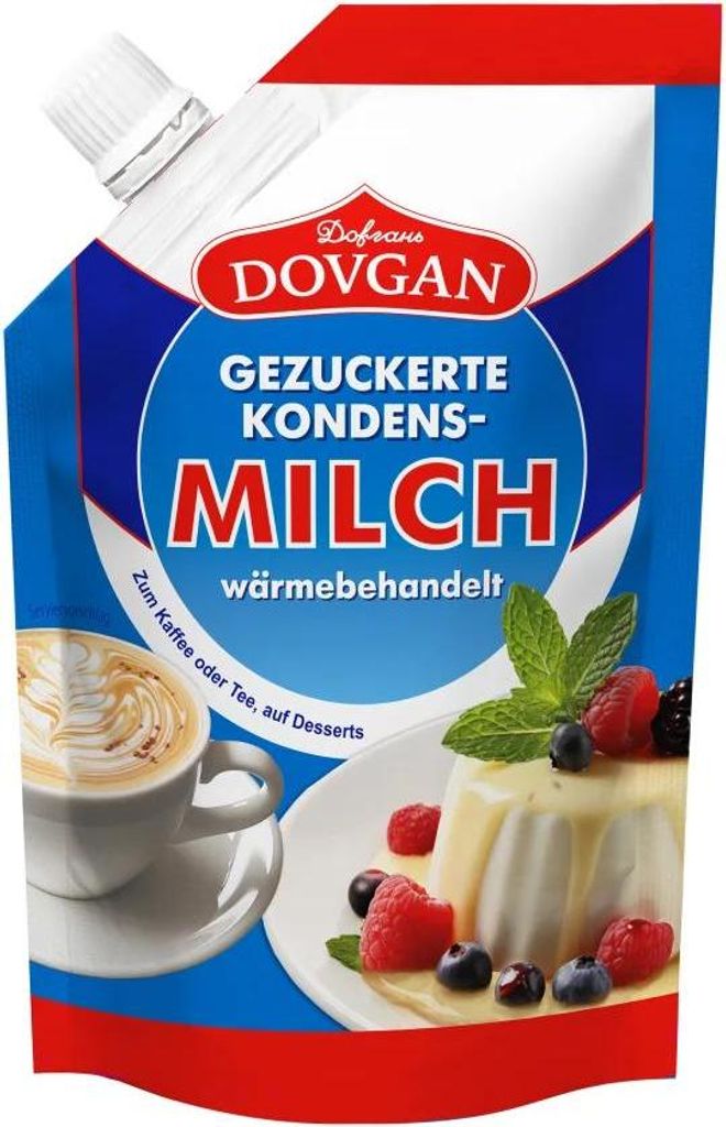 DOVGAN gezuckerte Kondensmilch Doypack 150g