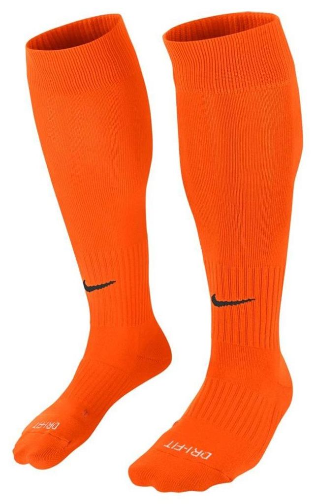 Nike - "Classic II" Fußballsocken gepolstert für Herren/Damen Unisex MR78157 (45,5 EU - 50 EU) (Neon-Orange/Schwarz)
