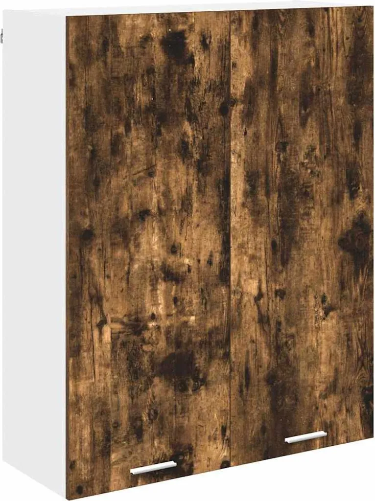 Mobile a Muro Rovere Affumicato 80x31x100 | Calore del Legno