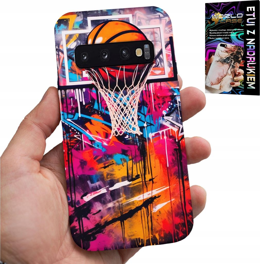 Fall Für Samsung Galaxy S10 Plus - Basketball Nba Strasse Graffiti Korb Fan