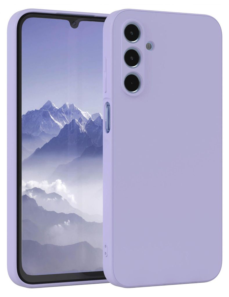 EAZY CASE - TPU Hülle für Samsung Galaxy A15, TPU Case stoßfeste Handyhülle, weiches Cover mit Kameraschutz, Silikonhülle in Lila