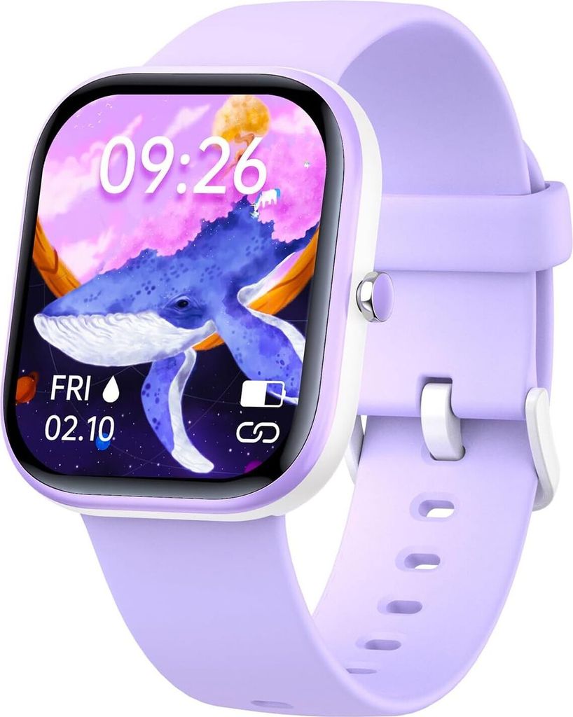 Kinder-Smartwatch für Jungen und Mädchen, IP68 wasserdichte Fitness-Aktivitäts-Tracker-Uhr, Herzfrequenz-Schlafmonitor, 19 Sportmodi, Schrittzä...
