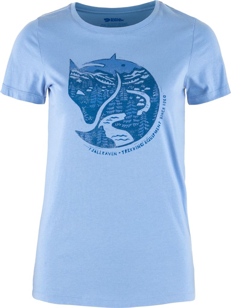 FJÄLLRÄVEN Arctic Fox Print T-shirt W Ultramarine M