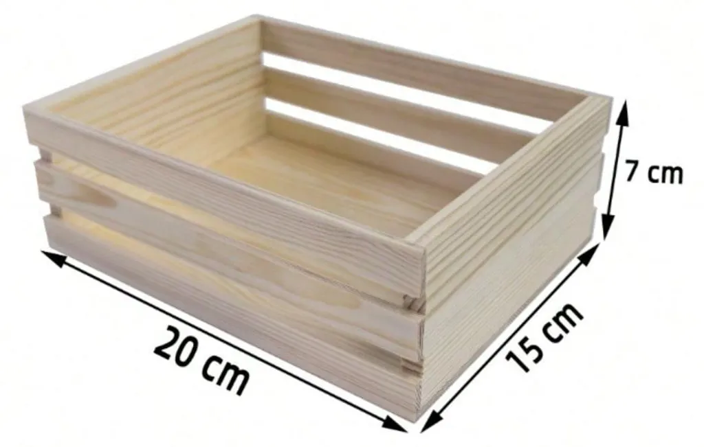 Caisse en bois robuste multi-tailles en matériau écologique durable - 4