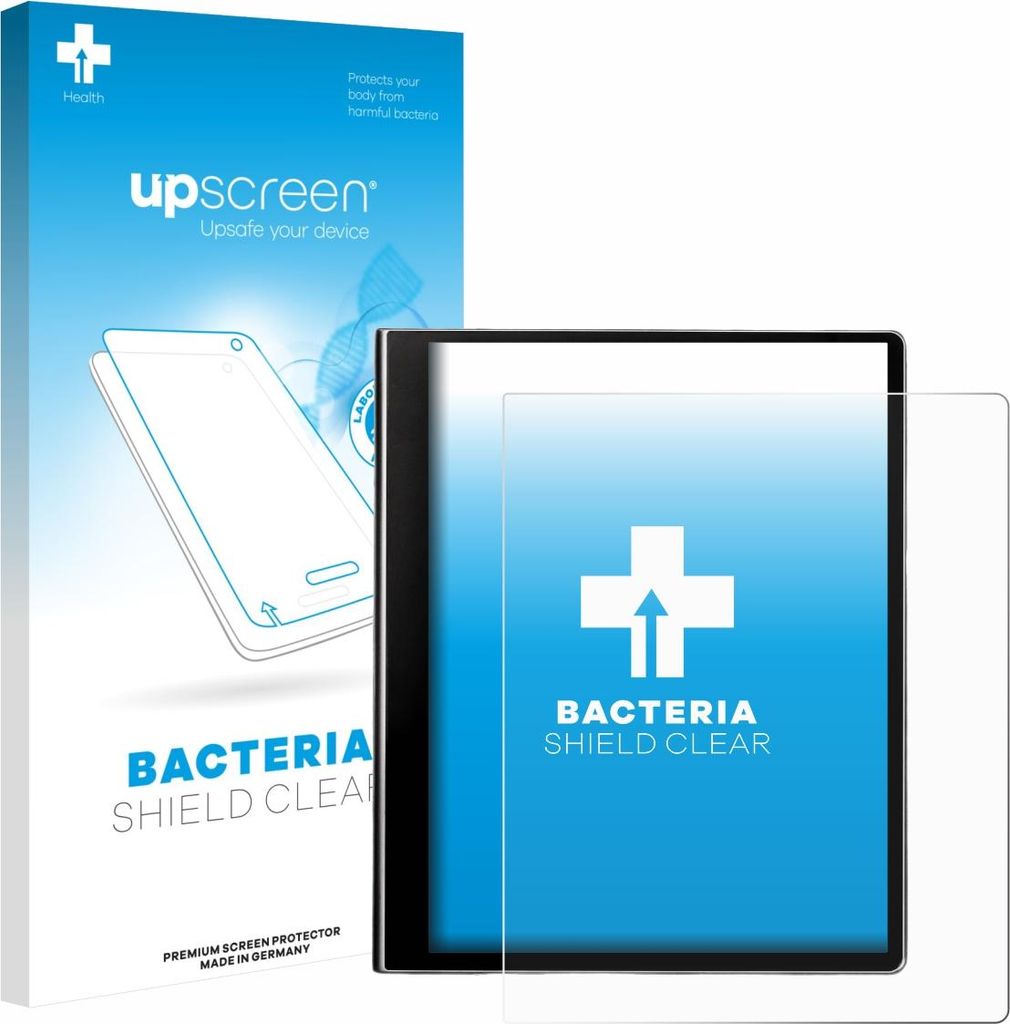 upscreen Schutzfolie für eazeye Paper 2.0 Displayschutz Displayschutzfolie Folie Klar antibakteriell