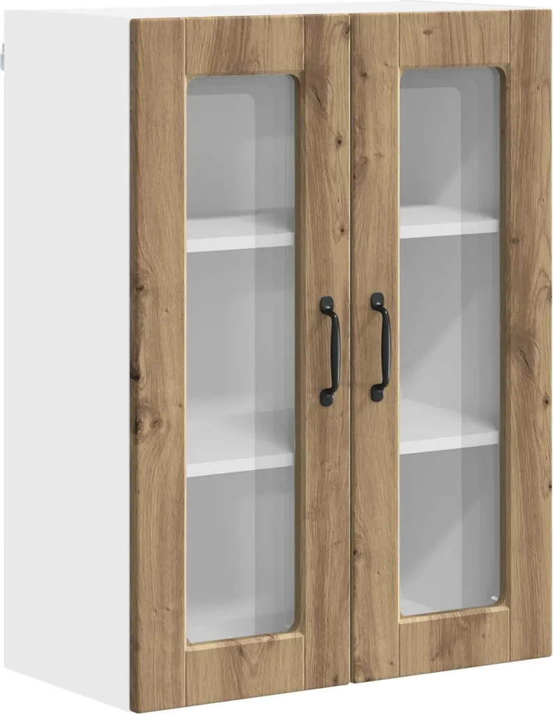 VidaXL Armadio Cucina Rovere Artisan 60x31x80 cm - Mobile Salvaspazio