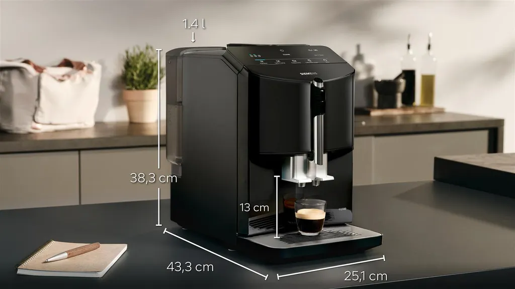 Siemens TF301E09 EQ300 Machine à café expresso automatique Noir - 3