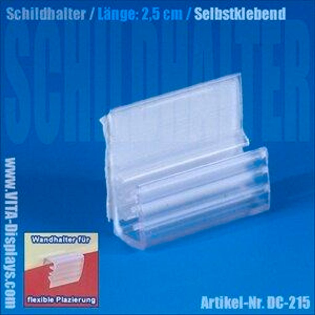 Schildhalter Big-Wand-Grip 25x22mm (selbstkl.) (10 Stück)