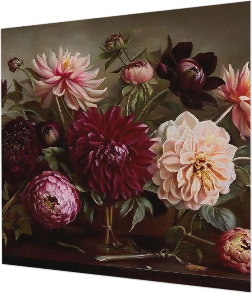 Wandtapete - Dekorative Tapete für Wohnzimmer - Tapetenfolie für Wanddekoration - 250x250 cm - Blumenpracht