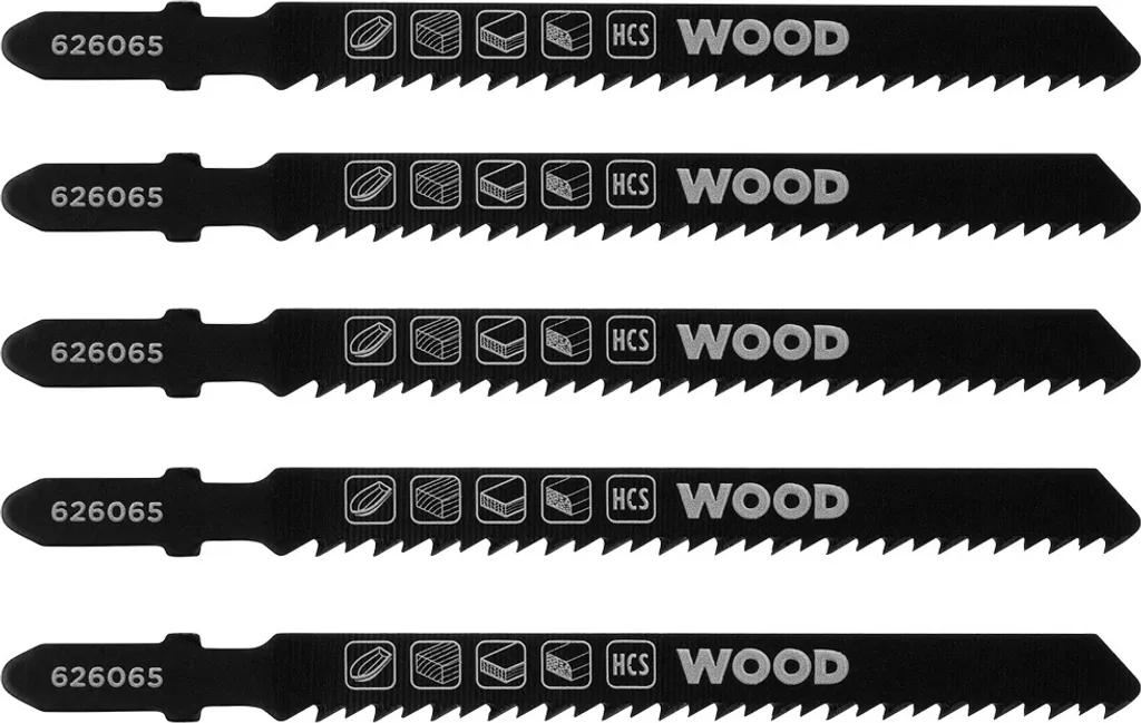 Kwb 5 Lame Seghetto Legno Fine 100mm | Risultato Professionale HSS