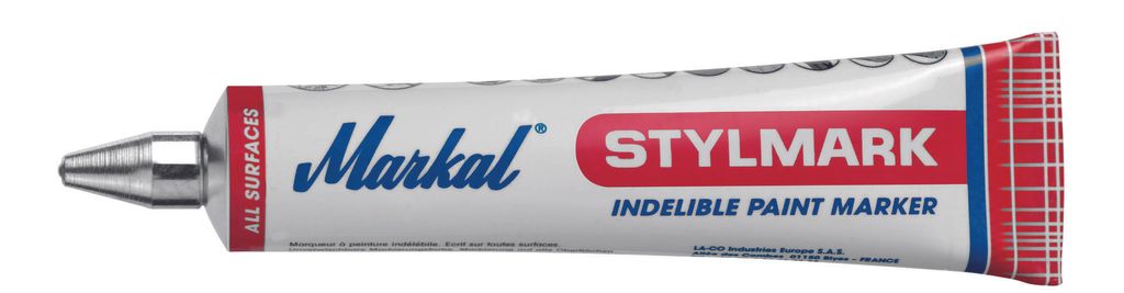 MARKAL Tubenschreiber STYLMARK gelb 50 ml Tube, Farbe:rot Produktbild 
