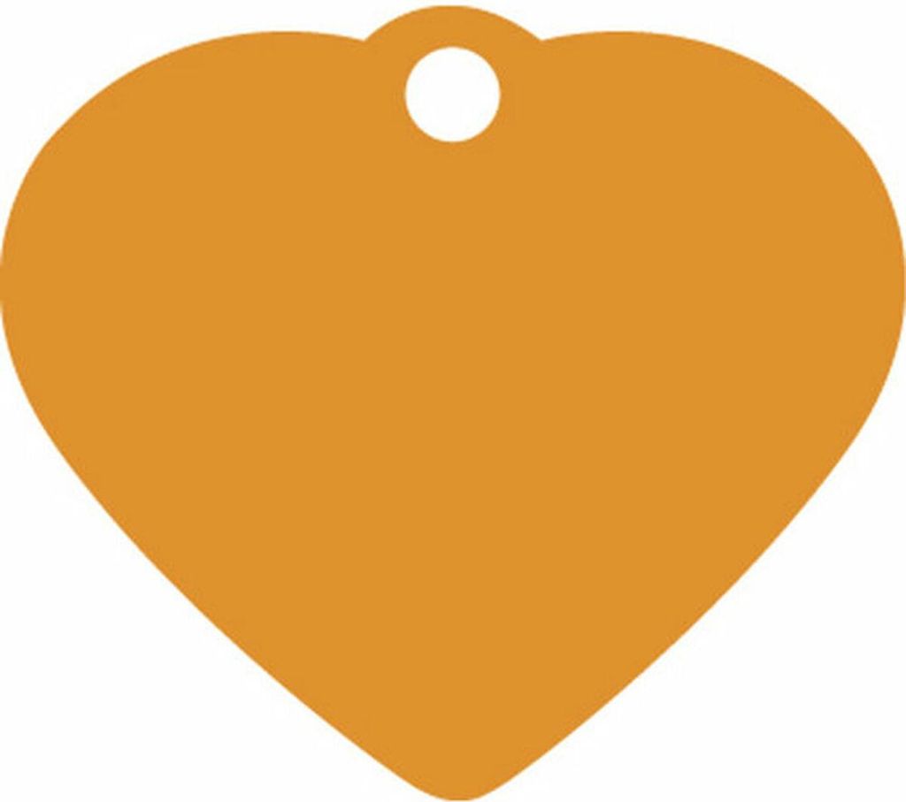 Identifikationsschild für Halsband Imarc Heart Orange