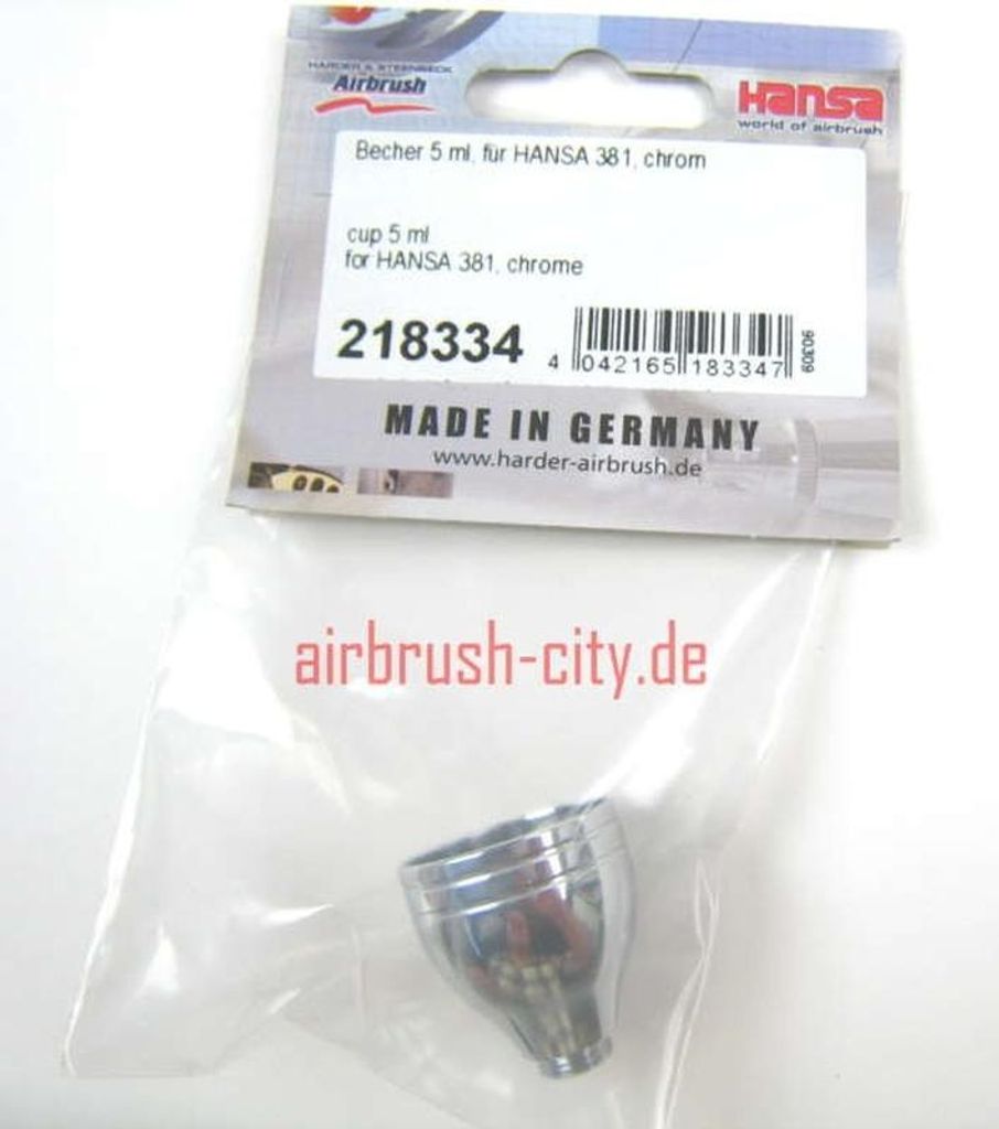 Hansa - Becher 5ml Nr. 218334 chrom