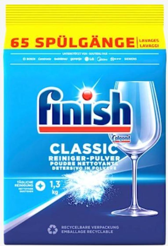 Finish Pulver Classic Geschirrspülpulver 1,3 kg Produktbild 