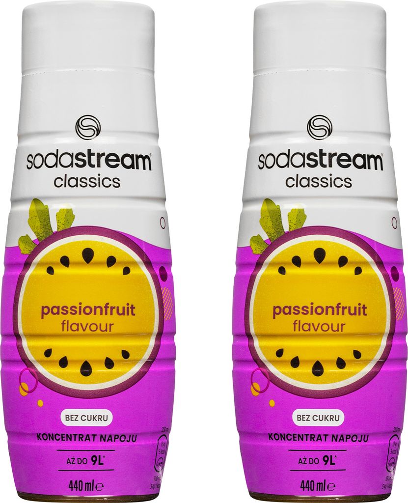 SodaStream Passionsfrucht Zero Sirup 440ml, 2 Stück Produktbild 