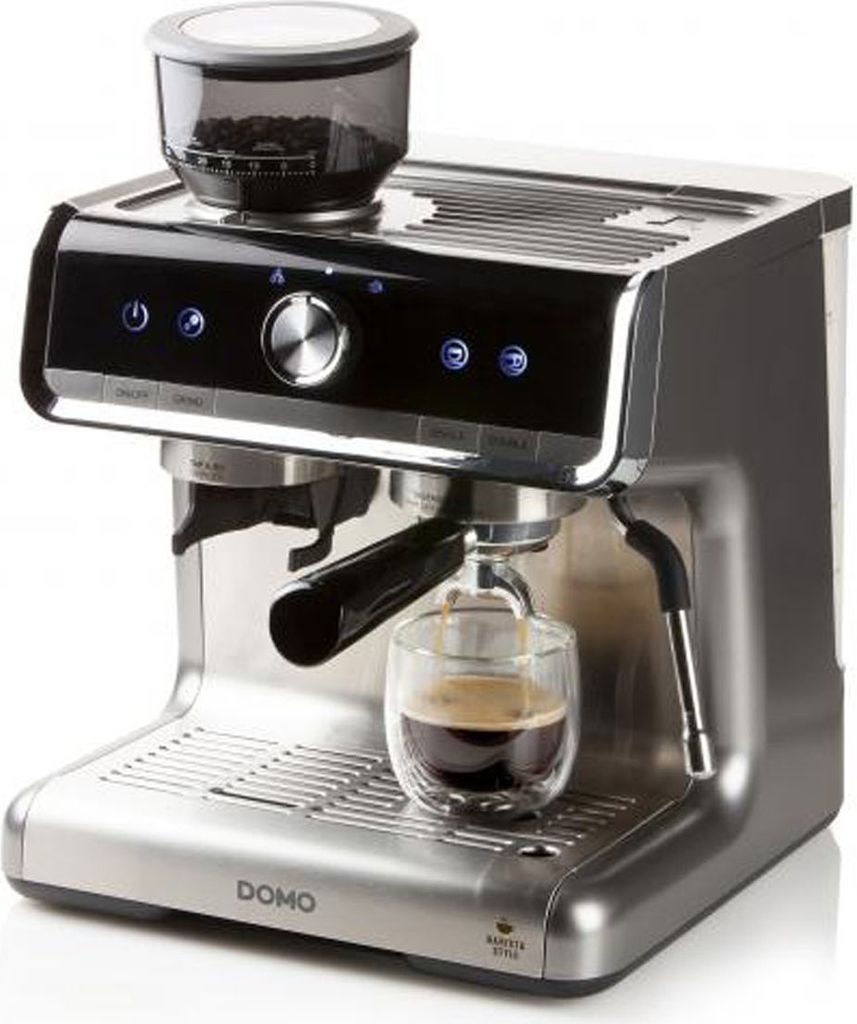 Domo DOMO DO720K - Espressomaschine mit Bohnenmühle - 15 bar