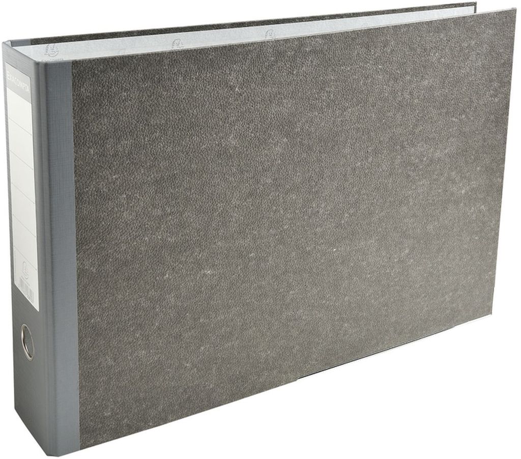 EXACOMPTA Ordner Wolkenmarmor A3 quer 80 mm grau