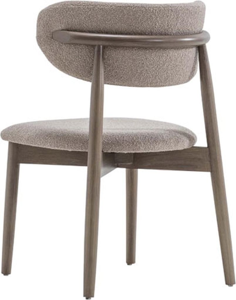 s Esszimmer Set Weißer Esstisch 4x Textilstühle Robuste Möbel