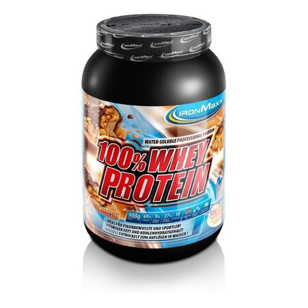 IronMaxx Whey Protein 900g Erdbeere