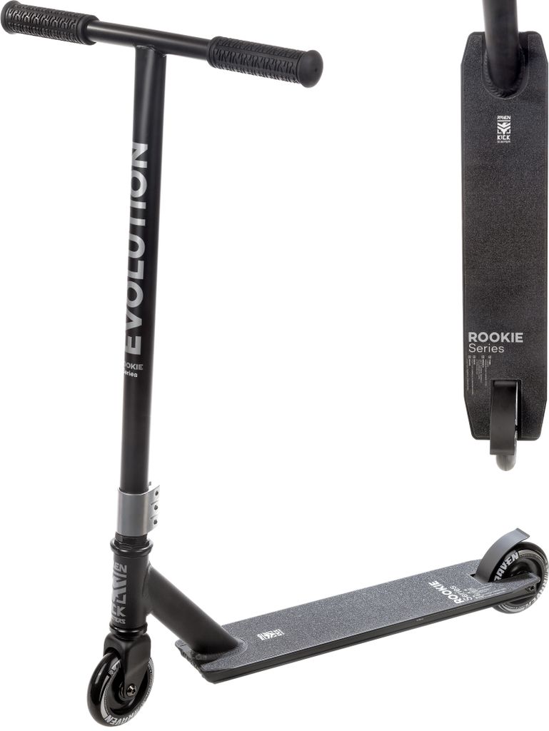 Stunt/Scooter/Kickroller/Tretroller Raven Evolution Rookie Black 100mm