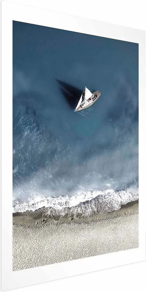 Poster Yacht 60x90 cm senza cornice con margine | Arredo Nautico Luxury